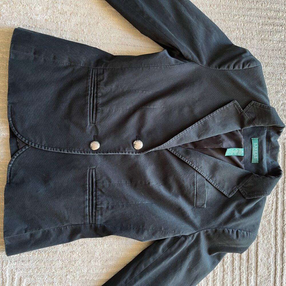 Polo Ralph Lauren Academia Women's Jacket, Blazer, Black, Size 6P,  Business - Picture 11 of 16